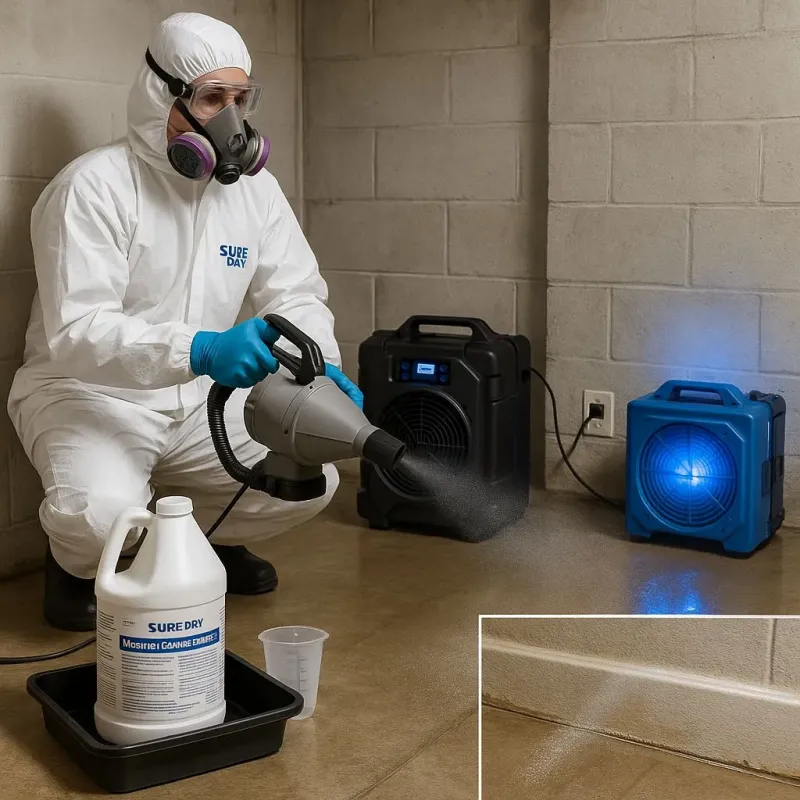 Sanitization and Odor Removal process in Shoals, IN